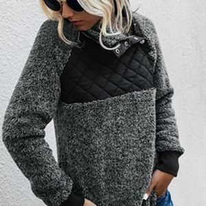 Sherpa Quilted pullover with pockets!!!
